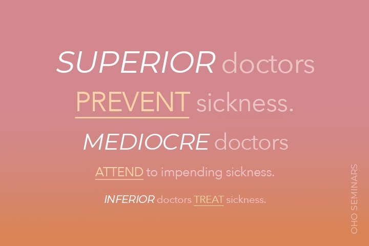 难经 NAN JING Prevention is Key 难经 NAN JING Classic of Difficult Issues Chapter 77: Superior and Mediocre Doctors