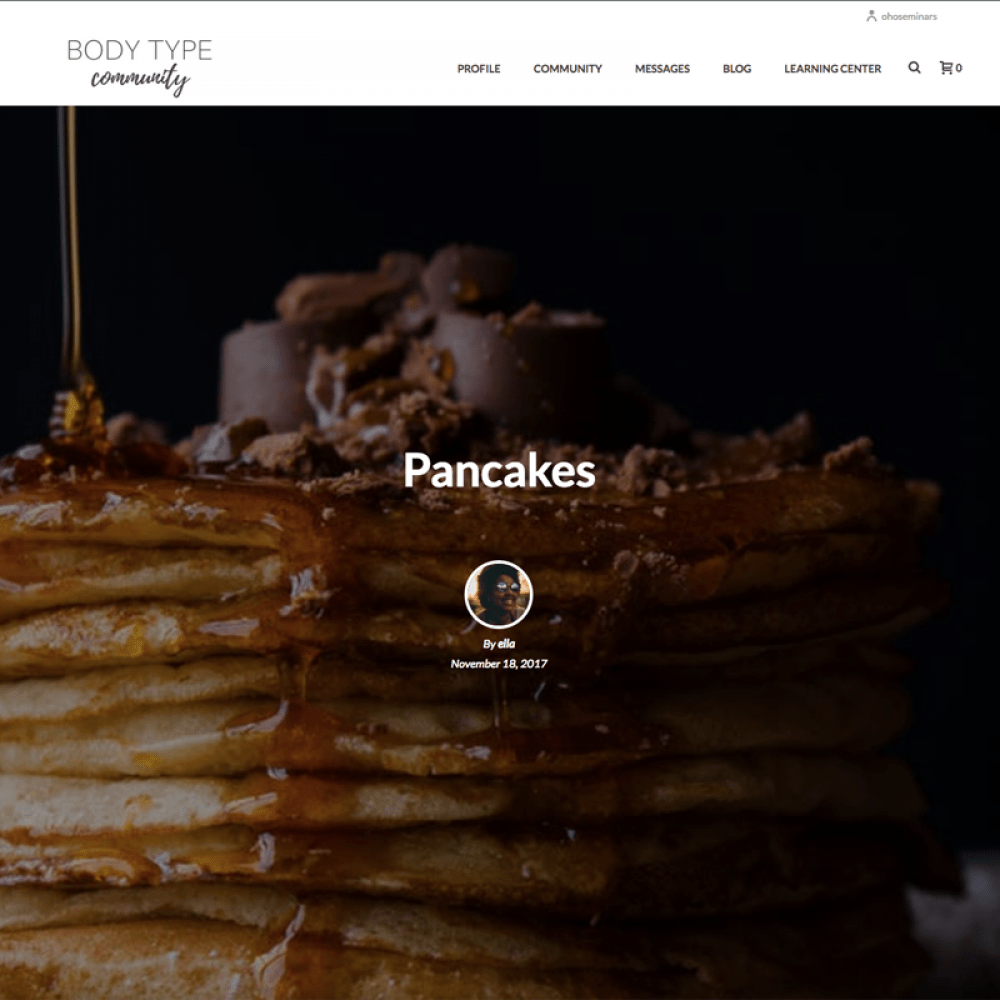 Type Me Community Pancakes