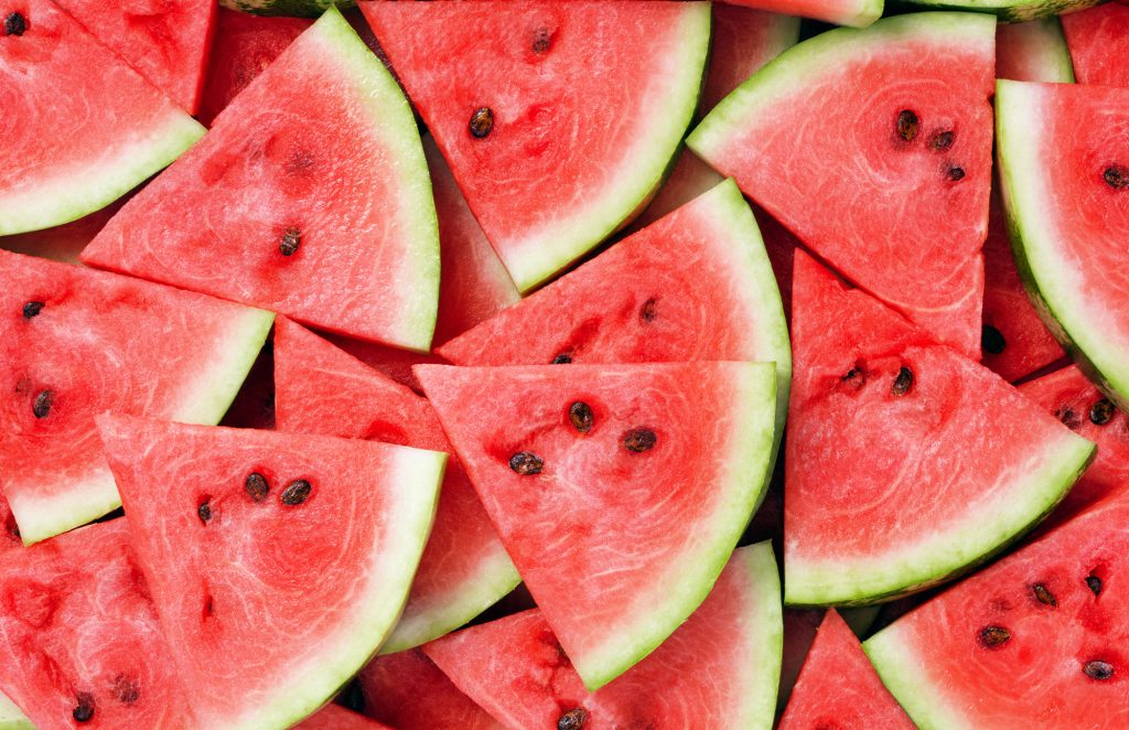 Sliced watermelon Sliced watermelon