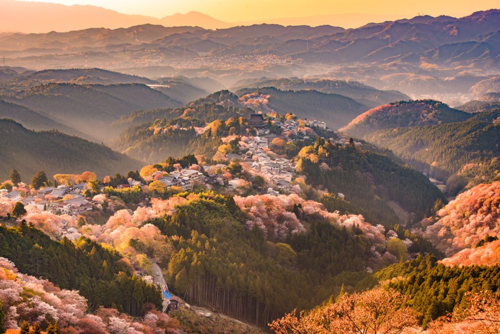 Yoshinoyama, Japan in Spring Yoshinoyama, Japan in Spring